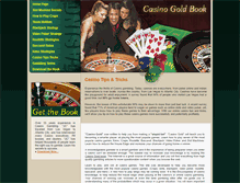 Tablet Screenshot of casinogoldbook.com